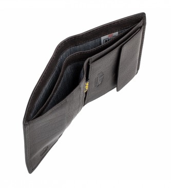 Lois Jeans Carteira de couro com bolsa de moedas LOIS RFID 201406 cor castanha escura