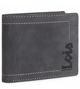 Lois Jeans Leather wallet 201512 dark brown - 11x8 cm