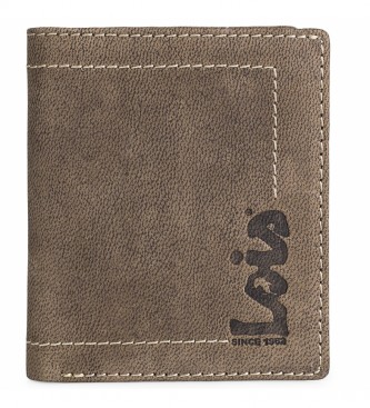Lois Portefeuille en cuir porte-monnaie 201520 brun -9x11 cm