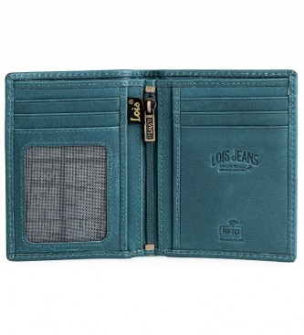 Lois Jeans Usnjena denarnica denarnica 201718 Blue -8X11 cm