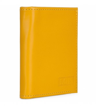 Lois Leather wallet purse 202053 yellow -8,3x10 cm