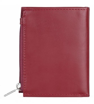 Lois Leather coin purse wallet 202053 red -8,3x10 cm