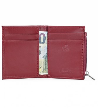 Lois Porte-monnaie en cuir 202053 rouge -8,3x10 cm