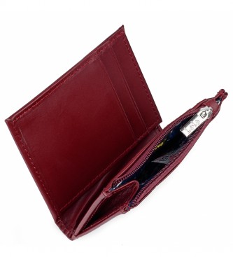 Lois Leather coin purse wallet 202053 red -8,3x10 cm