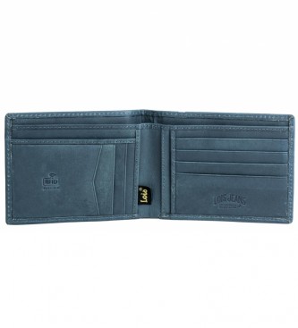 Lois Leather wallet 201707 blue 11,5x9 cm