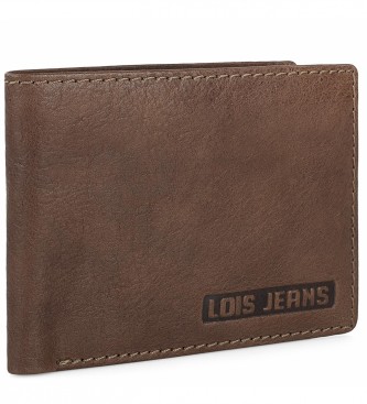 Lois Jeans Portafoglio in pelle LOIS RFID 201401 color cuoio