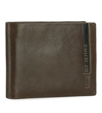 Lois Jeans Leather wallet RFID 202601 brown colour