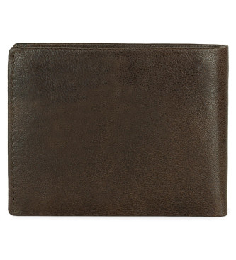 Lois Jeans Skórzany portfel RFID 202601 kolor brązowy