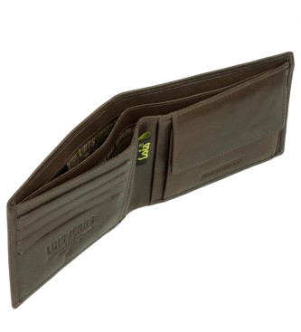 Lois Jeans Leather wallet RFID 202601 brown colour