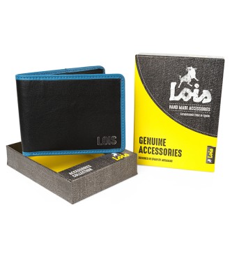 Lois Jeans RFID-lderpung 206708 farve sort-bl