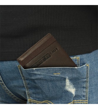 Lois Jeans Portefeuille en cuir RFID 202611 couleur marron