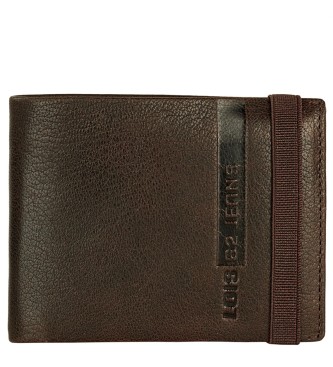 Lois Jeans Usnjena denarnica RFID 202611 rjave barve