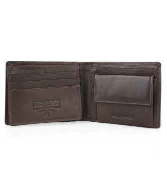 Lois Jeans Leather wallet RFID 202613 brown colour