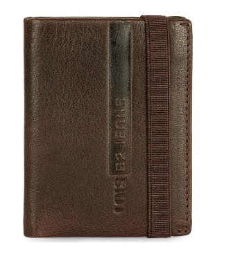 Lois Jeans Usnjena denarnica RFID 202618 rjave barve