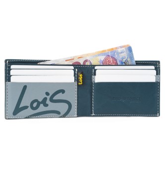 Lois Jeans Geldbrsen 205586 Farbe blau-grau