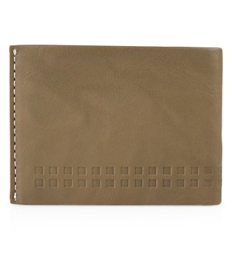 Lois Jeans Wallets 205586 khaki-leather colour