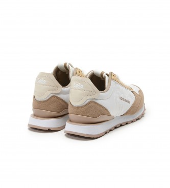 Lois Nylon casual shoes white, brown