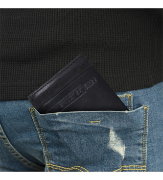 Lois Jeans Skórzany portfel RFID 202611 w kolorze czarnym