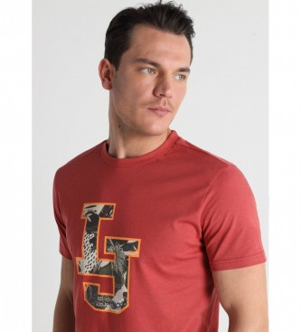 Lois Jeans T-Shirt graphique  manches courtes rouge