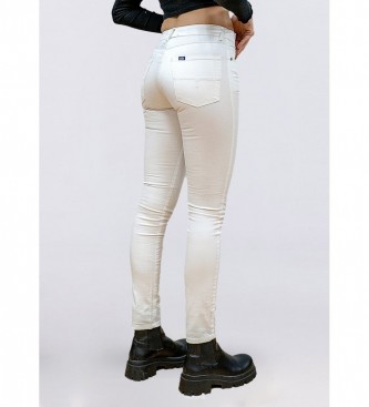 Lois Jeans Pantalon en serg Colour Skinny Fit white