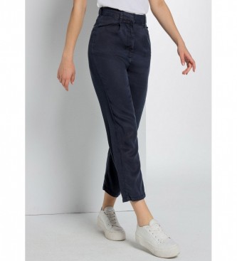 Lois Jeans Calas Chino - Loose Pleat navy