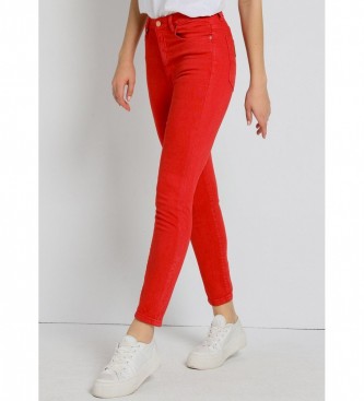 Lois Boxer Pants Medium - Highwaist Skinny Ankle red
