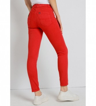 Lois Boxer Pants Medium - Highwaist Skinny Ankle red