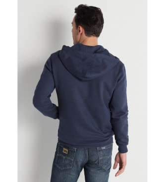 Lois Jeans Navy sweatshirt med lynls