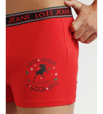 Lois Jeans Dobra ideja rdeče boksarske hlače
