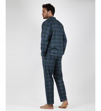 Lois Jeans Forest Long Sleeve Open Pajamas for Men