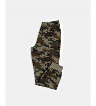 Lois Jeans Camouflage pyjama met lange mouwen  