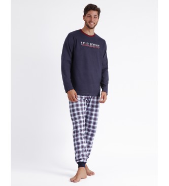 Lois Jeans Jeans & Jackets Pyjama  manches longues marine