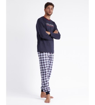 Lois Jeans Jeans & Jassen Pyjama Navy Lange Mouw