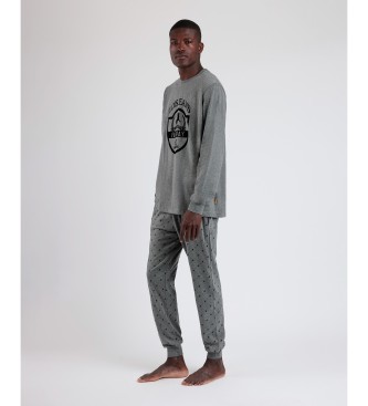 Lois Jeans Pyjama manches longues Lux gris