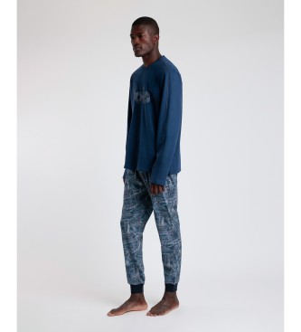 Lois Jeans Pajama Manches longues Texan marine