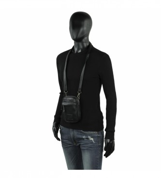Sac à main porté épaule noir avec imprimé monogramme 4G et fermeture  mousqueton GUESS - CCV Mode