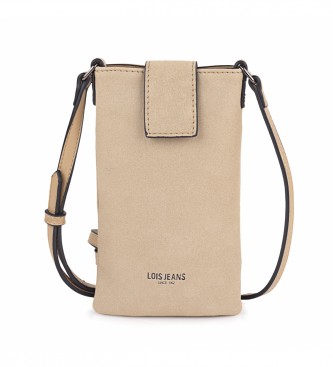 Lois Jeans LOIS Mini torbica za mobilni telefon 315221 bež barva