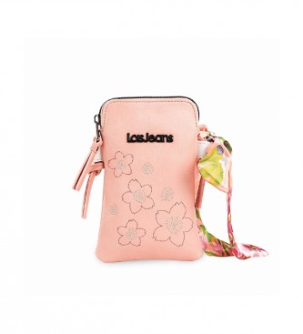 Lois Jeans Mini taske til mobiltelefon 310721 pink -11x17,5x1cm