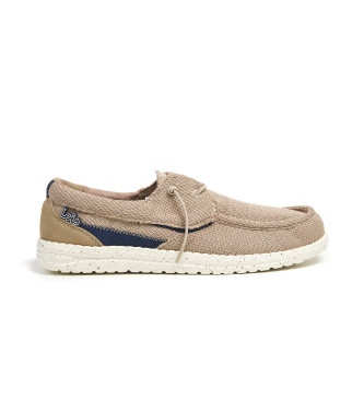 Lois Jeans Beige canvas loafers