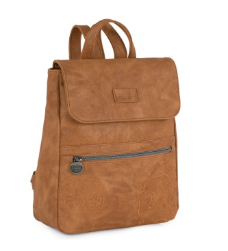 Lois Jeans Backpack 302699 camel colour