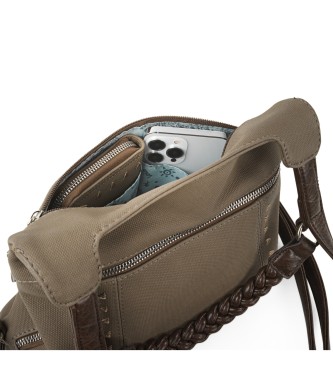 Lois Jeans 321277 taupe rygsk taske