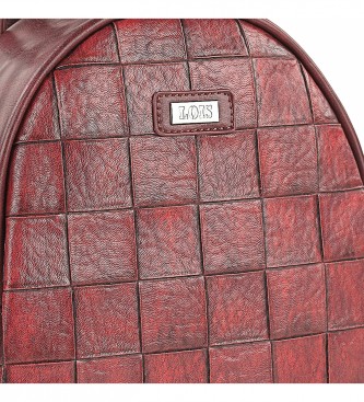 Lois Jeans Plecak antykradzieżowy czerwony -23x27x11cm