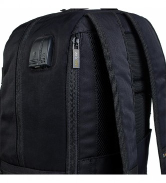 Lois Backpack with Usb 305437 -31x45x14 cm- black