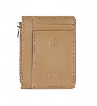 Lois Leather wallet 202004 Camel -8,3x11,3x1cm