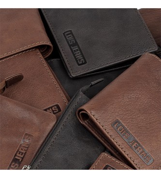 Lois Jeans LOIS wallet 201459 dark brown colour