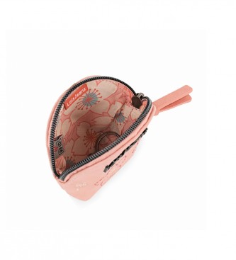 Lois Bolsa de moedas com porta-chaves no interior 310704 rosa -11,5x 9x3,5cm