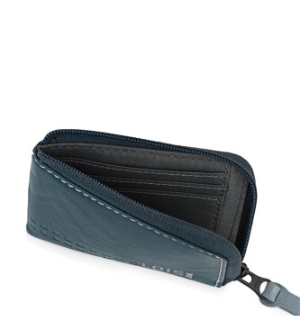 Lois Jeans Portemonnaie aus Leder 205544 blau-graue Farbe