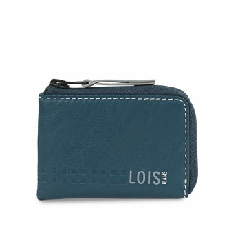 Lois Jeans Leather wallet 205544 blue-grey colour