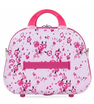 Lois Jeans Mageik pink travel toiletry bag