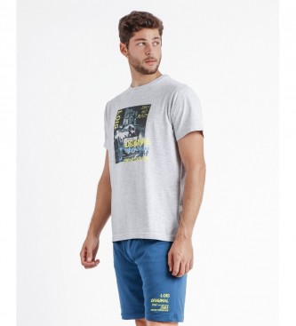 Lois Jeans Neonska pižama Skate sive barve